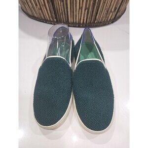 Rothy's Women’s 8.5 The Original Slip On Sneaker Juniper Green Low Top Shoes Sh3